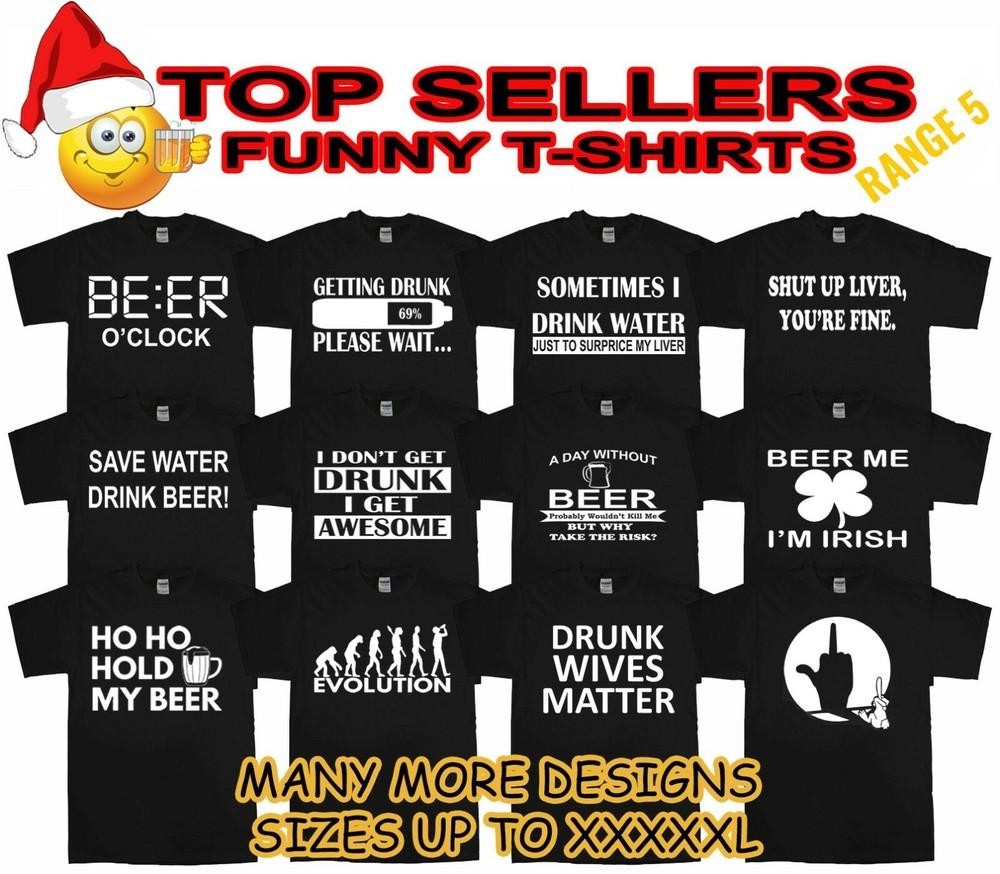 

Funny Christmas T-Shirts Novelty t shirts Joke T-Shirt Birthday Gift Xmas Party L