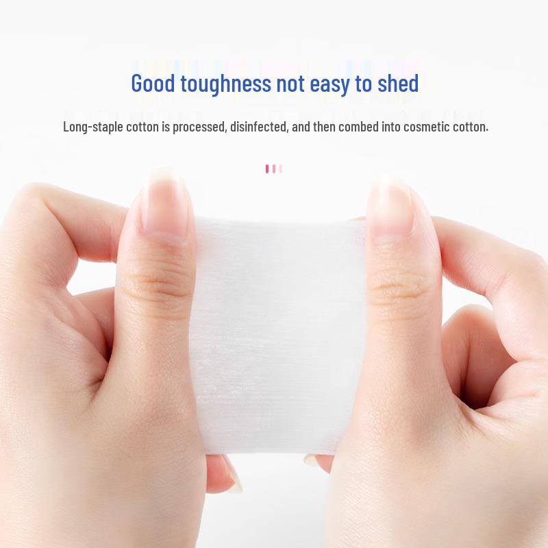 Soft Thin Non-Woven Makeup Remover Cotton Pads - 50 Pieces