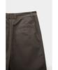 YOUTH Double Trimming Wide Pants - Brown Check