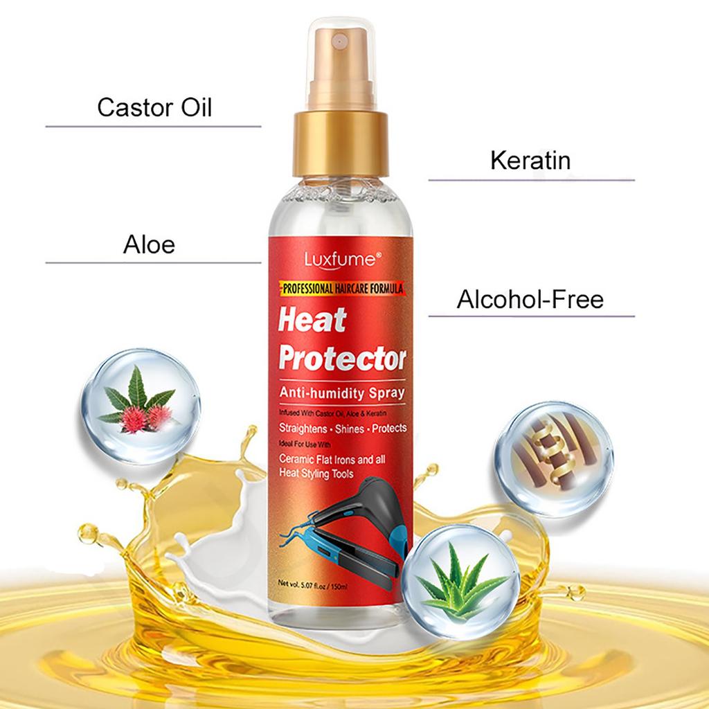 Spray lissant, hydratant et hautement efficace contre la chaleur, unisexe, 150 ml