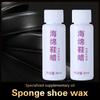 Multifunctional Double-Faced Shoe Polish Colorless Light Rub Leather Care Oil Sponge Wax Black Shoes Brush Household Cleaning
