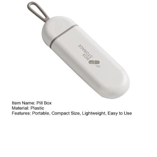 Přenosný úložný box na pilulky 3 mřížky Design Vodotěsný Kompaktní velikost Venkovní cestování Volně kombinovaná tableta s organizérem tablet