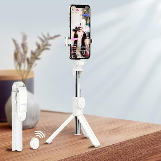 Selfie Bracket Retractable Professional Remote Control Bluetooth-compatible 4 Selfie Stick Tripod Stand