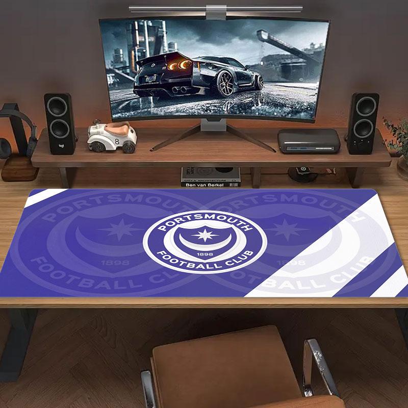 Portsmouth Mouse Pad, Large Gaming Desk Mat, Non-slip XXL Mousepad for Laptop & Tablet, Mini PC Playmat with Stitched Edges