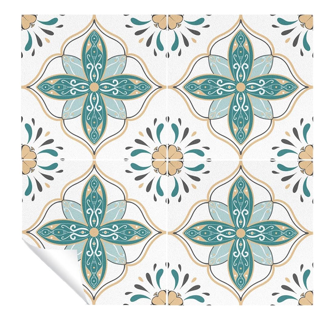 

CELAENO Съемные для плитки и плинтусов 20 см x 20 Наклейки под плитку, Водонепроницаемые, Термостойкие, Маслостойкие, Для кухонь, Ванных комнат, Туалетов,