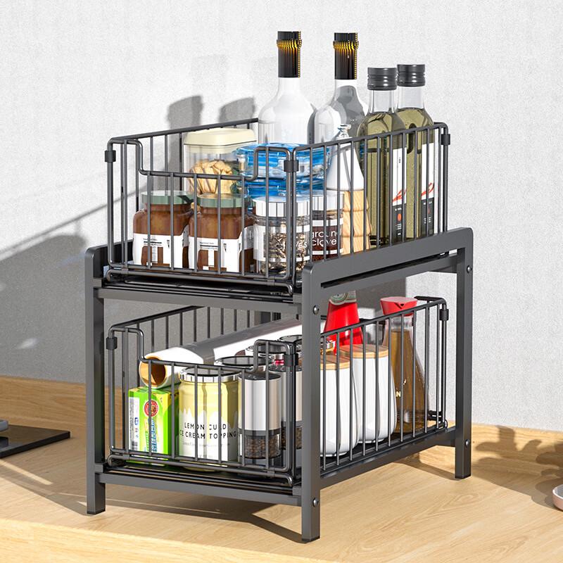 Kitchen Under-Sink Pull-Out Storage Organizer