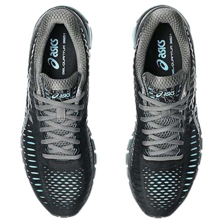 ASICS Gel Quantum 360 Breathable Support Running Shoes Men's Black Blue 1203A750-001