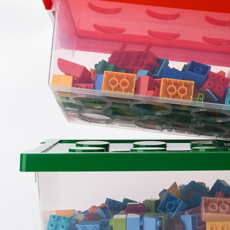 Medium Transparent Organizer Box for Clothes, Toys, and Books