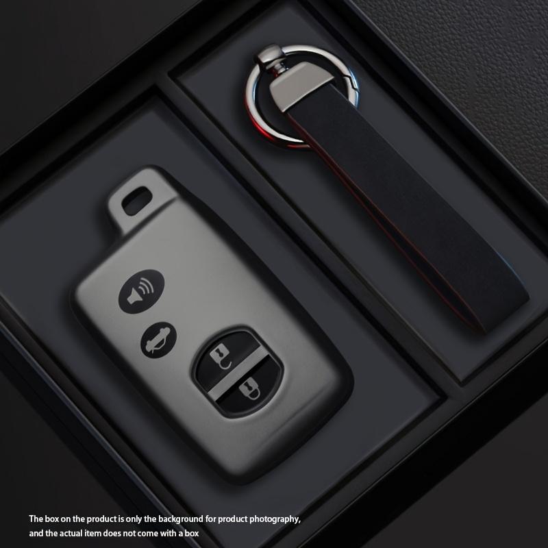 4 Button Black Warrior Style Car Key Case For Toyota Prius 30 Alpha Aqua Land Cruiser Auris For Lexus Lc 200 Key Holder