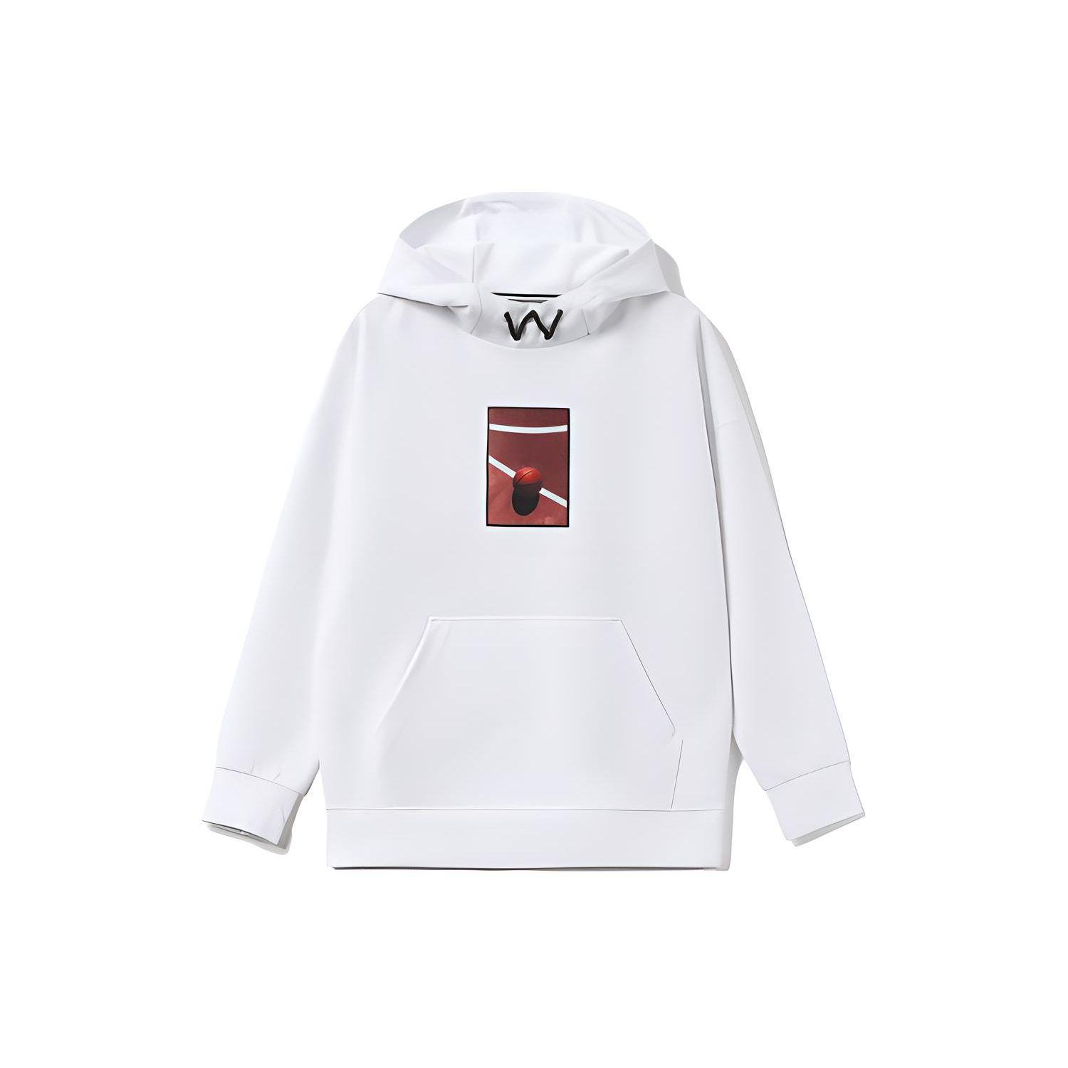 

Li Ning Wade Series Casual Loose Pullover Long Sleeve Hoodie Men Hoodies White AWDR393-3 XXL