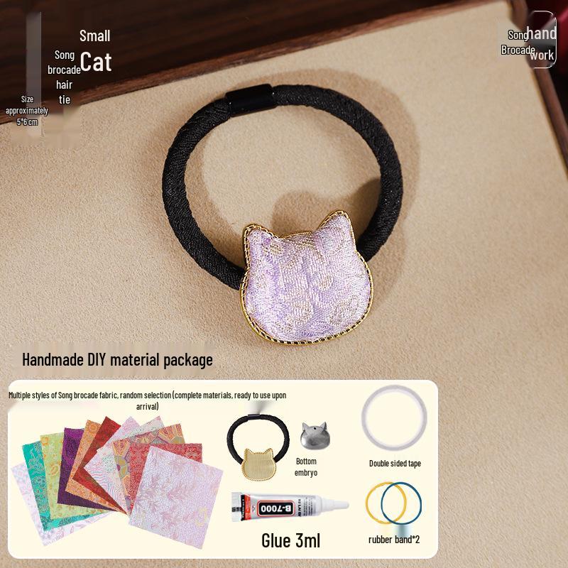 Imitation Song Brocade Hair Clip DIY Kit: Chinese Style Jewelry Accessories - Complete Set for Mother's Day Gifts