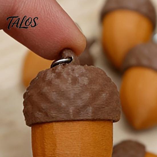 Fake Acorn Toy 3D Printed Fidget Clicker, Finger Stress Decompression Relief Push Toy, Gift for Kids Teens Adults Realistic