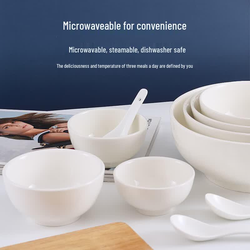 Jingqingfu Ceramic White Porcelain Bowls