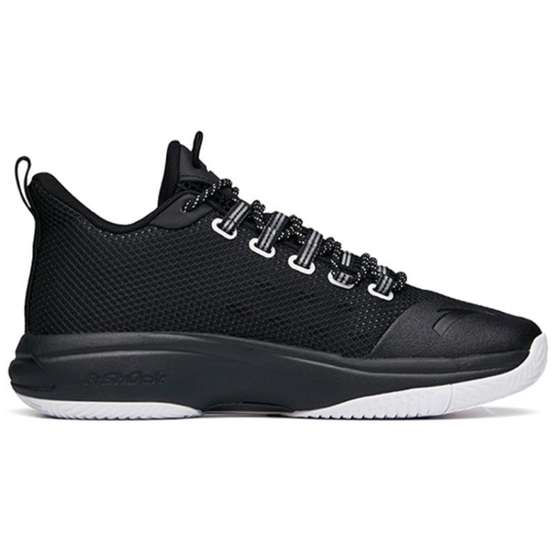 Anta Attack 3 Anti-Slip Wear-Resistant High-Top Basketball Shoes Men's Black Sneakers 112131609-5