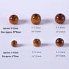Maple Wood Large Hole Beads for DIY Bracelets - Round Accessories in Drawstring Bag