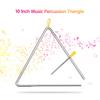 8 Inch Triangle Bell Triangolo with Metal Mallet Idiophone Steel Percussion Children Toddle Kid Rhythm Learning Early