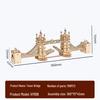 3D Wooden Puzzle Model: Eiffel Tower & Arc De Triomphe - Ancient Building Ornaments for Kids