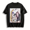 Cool Girl Group Print Cropped T-shirt Street Trendy Sweet Cool Style Versatile Slim Fit Casual Top Pure Cotton T-shirt
