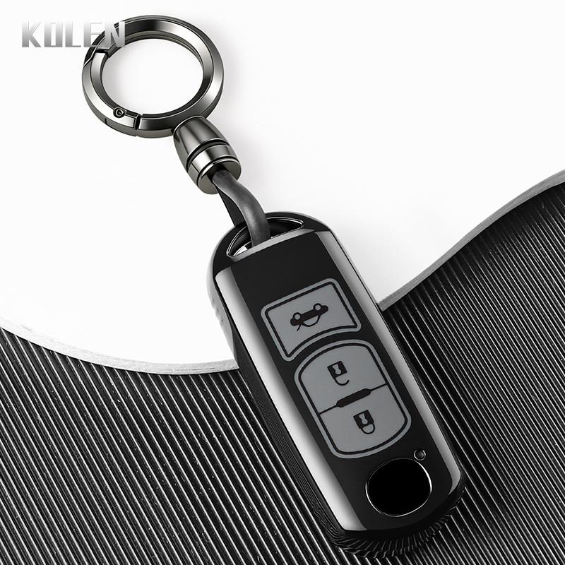 New Tpu Car Key Case Cover Fob For Mazda 2 3 5 6 Bl Bm Gj Atenza Axela Demio Cx-3 Cx3 Cx-5 Cx5 Cx7 Cx-9 Cx8 Protected Shell Bag