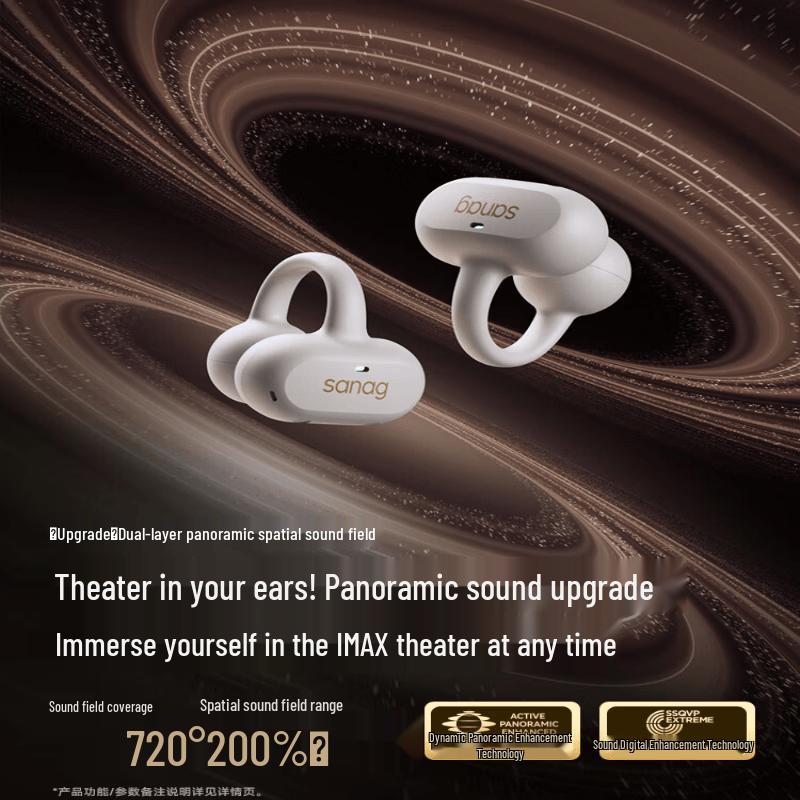 SANAG Z50Ultra Open-Ear Ear Clip Bluetooth Headphones
