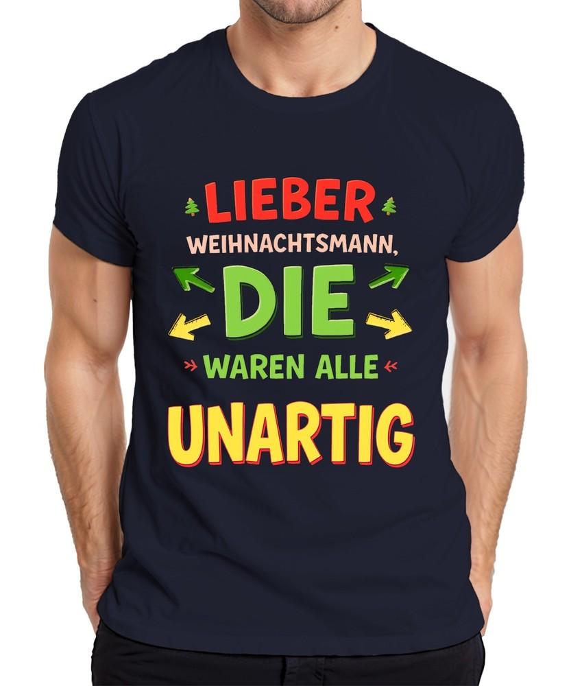 Dear Santa Claus Who Were Naughty Santa Gift Funny Unisexs Tshirt S
