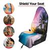 Universal Car Seat Towel Cover: Front Seat Protector for Gym, Workout, All Seasons - Fits Most Vehicles