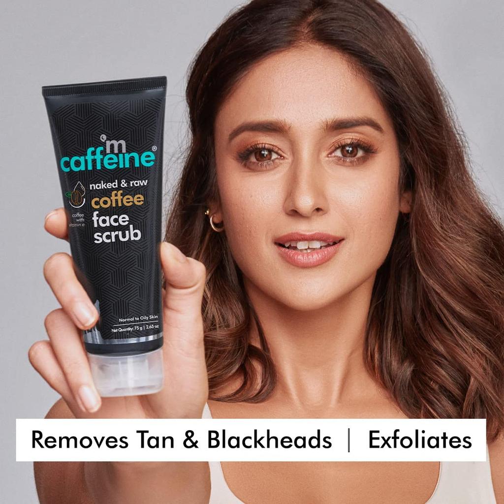 mCaffeine Coffee Face Wash & Scrub Combo Pack 75ml Each X Pack of 2 Anti-Pollution Kit