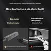 Multipurpose Emergency Escape Tools For Automobiles With Window Breaker And Static Eliminators Keychain