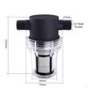 1/2 Inch Garden Watering Filter Aquarium Water Pump Inlet Inline Mesh Strainer Pond Car