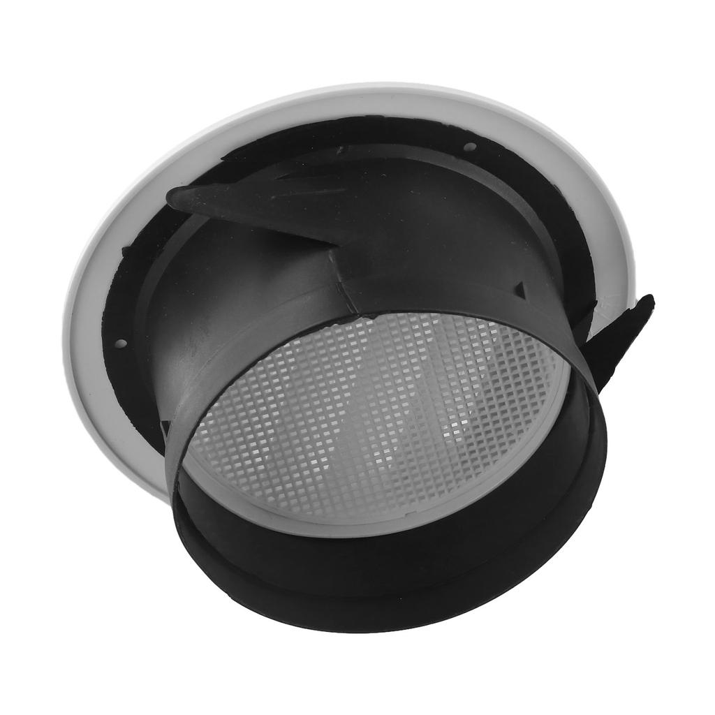 1pc Duct Vents Round Louvered Vents  Interior ABS Grille Ventilation Adjustable Air Vol 75mm/100mm/125mm/150mm/200mm