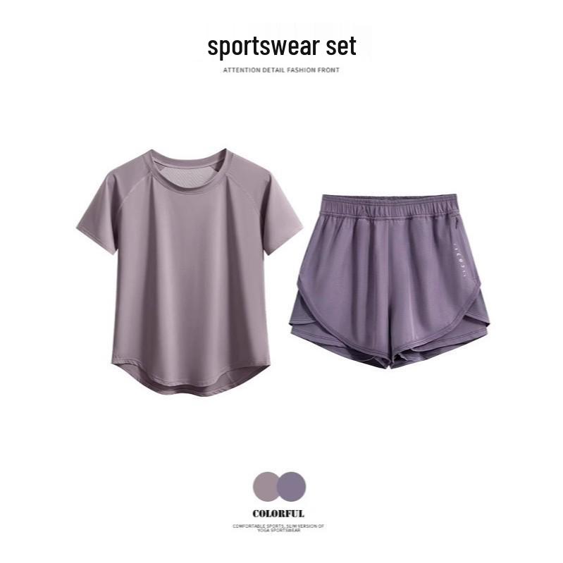 Unisex Quick-Dry Sweat-Wicking Running T-Shirt: Lightweight, Loose Fit, Short Sleeve, Ideal for Summer Fitness and Yoga.