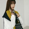 Pleatsmama Mini Shoulder Bag White Dot