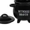 Decorative Witch Soup Bowl Black Witch Potion Cup Durable Witch Sugar Canister  Kids
