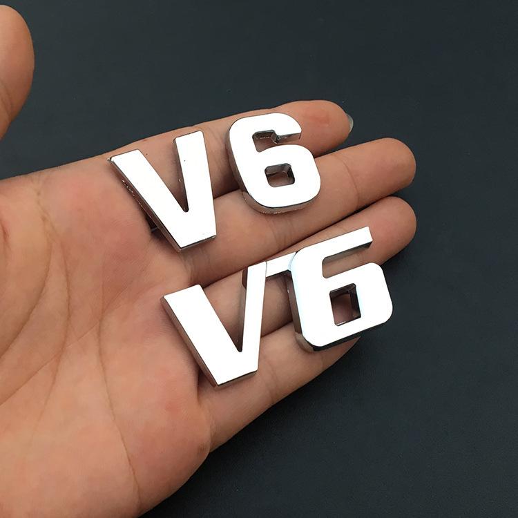 Dongfeng AWD Car Logo CRV Geshitu V6 Sticker Set: Body, Tail, and High-Configuration Displacement Badges