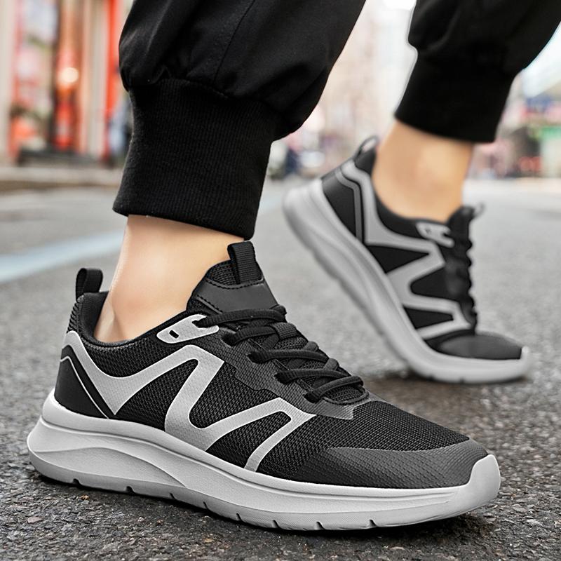 New Men Run Shoes Ultra Light Breathable Summer Outdoor Walking Shoes Fashion Hot Selling Anti Slip Wear-resistant Casual Shoes