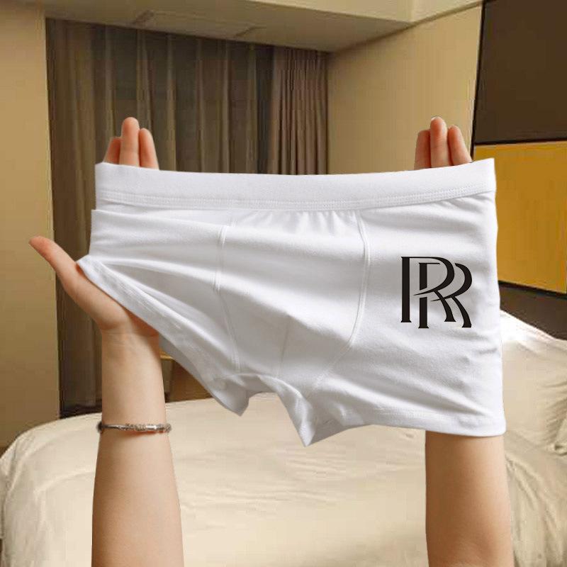 Men's Black Boxer Briefs - New 2025 Style, Loose Fit, Pure Cotton for Autumn/Winter