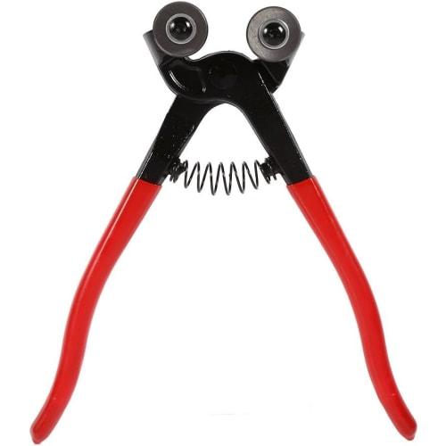Coehaopike Glass Cutter - Mosaic Pliers, 200mm Heavy-Duty Glass Mosaic Cutting Nippers, Ceramic Tile Wheel Cutter, Pliers Tool for DIY Trimming Work,
