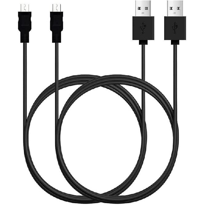 Micro USB Cable, 2 Pack [6FT, 6FT], Fast Charging Cable, High Speed Android Charging Cable, Android Phone Cable for Samsung Galaxy S7 Edge S6 S5 and Black 6ft-2