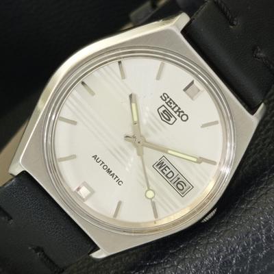 OTOMATİK 6309A VINTAGE SEIKO 5 JAPON ERKEK GÜMÜŞ RENKLİ KADRAN KOL SAATİ a701516-5