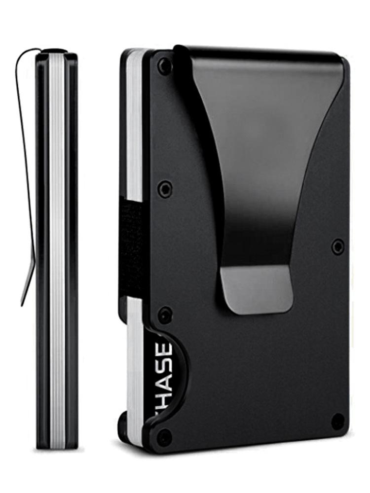 Mehrfarbiger Aluminium RFID-Kreditkartenhalter - Anti-Magnetisch, Großes Fassungsvermögen, Anpassbares Laserdesign