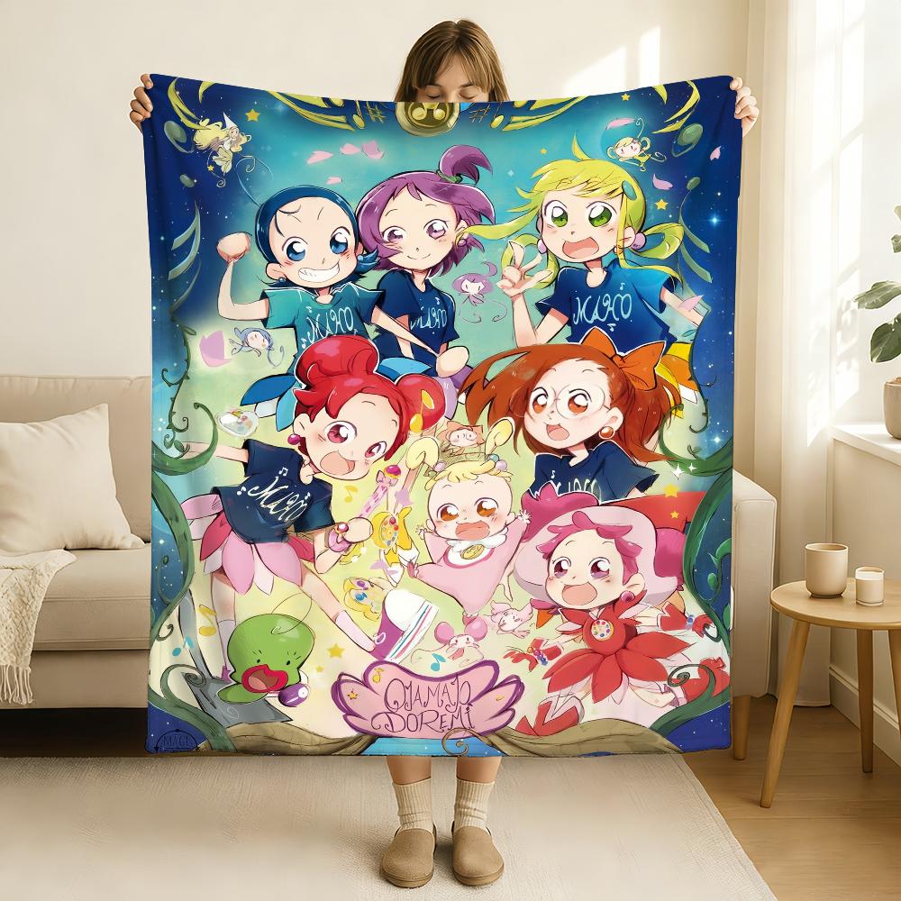 Anime Magical DoReMi Blanket Soft and Skin Friendly For Couch Bed Napping Bedspread All Seasons Comforter