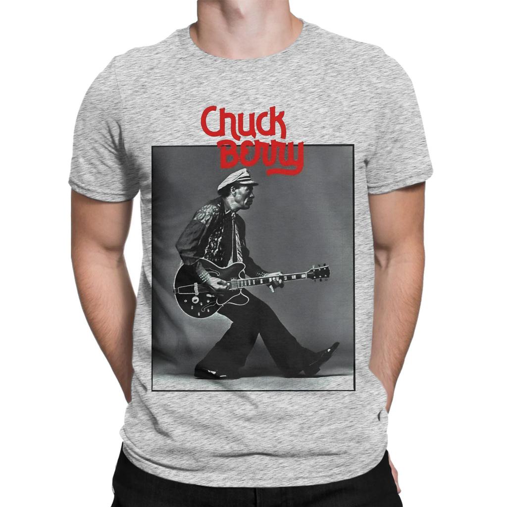 Little Queenie Chuck Berry Lustiges 100% Baumwoll-T-Shirt Chuck Berry Oberteile T-Shirts Für Unisex
