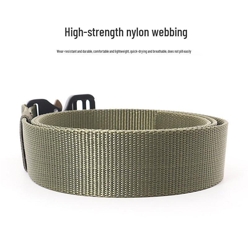 Herren Klassischer Cobra Schnalle Taktischer Nylon Gürtel - Schnellverschluss für Outdoor-Sportarten