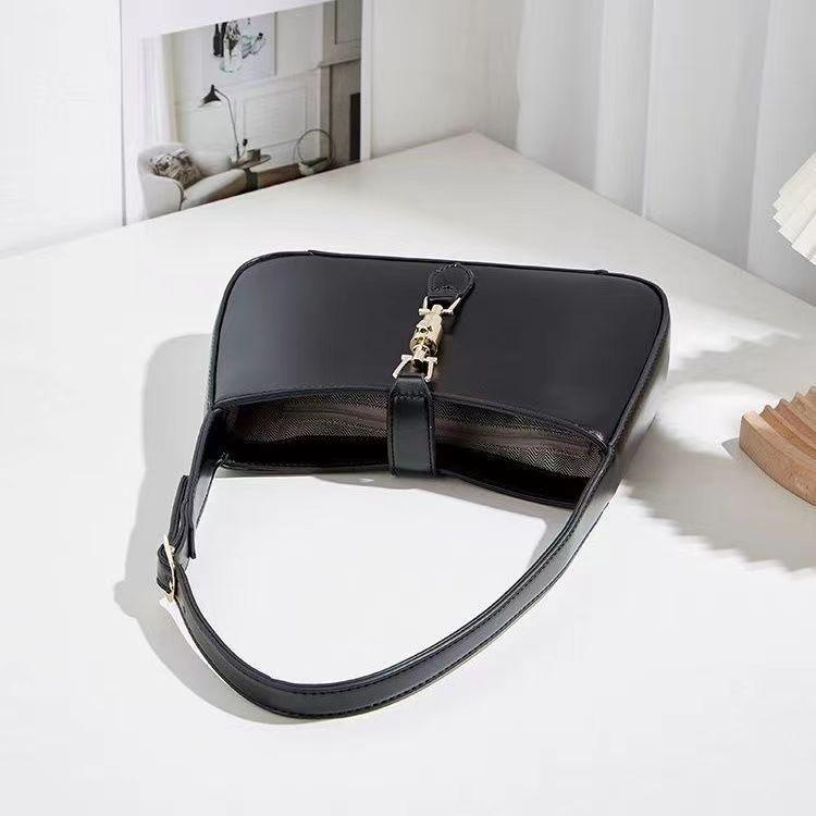 IELGY Women's Shoulder Underarm Bag, Fashion Premium Versatile Women's Bag, Black