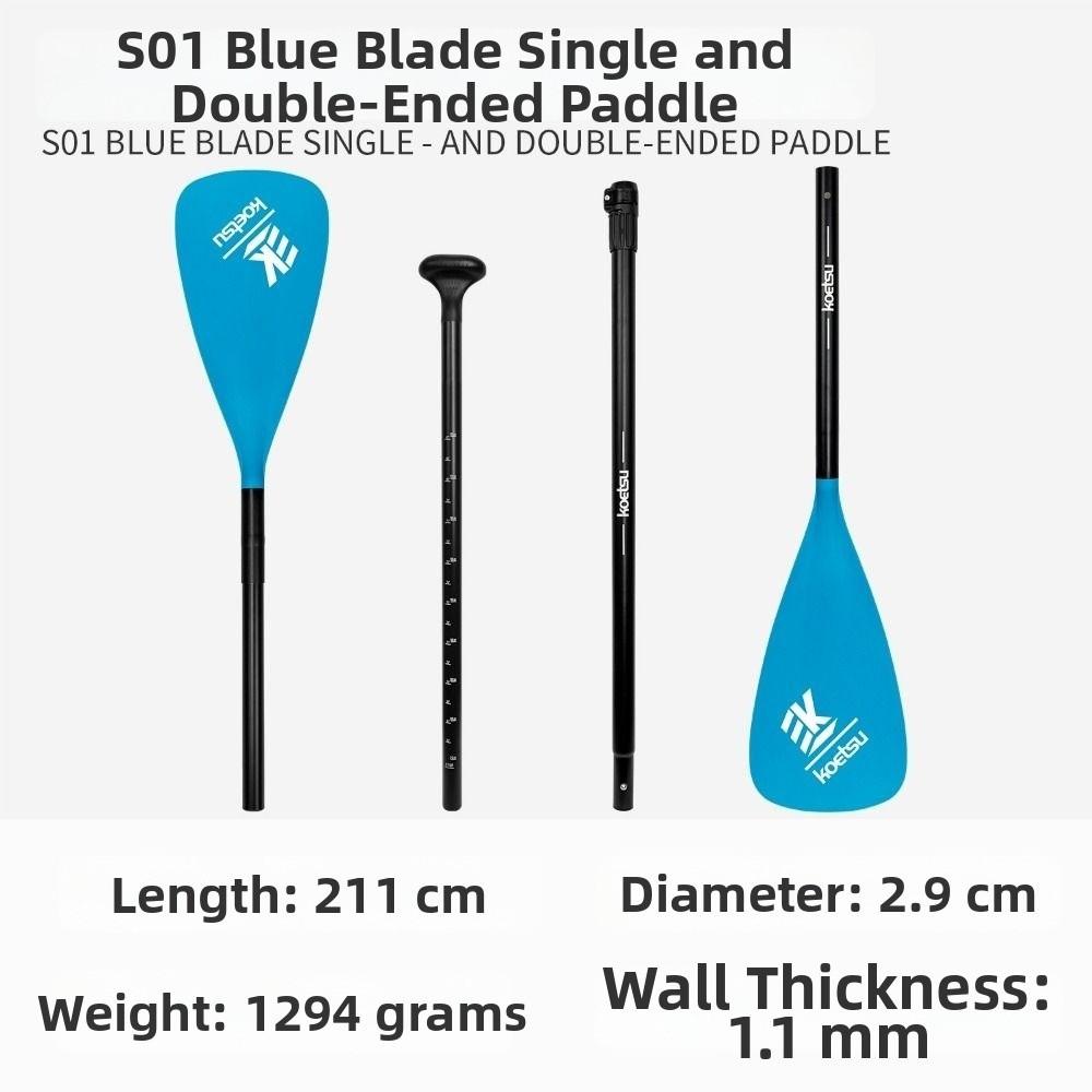 Adjustable Surfing Paddle Aluminum Alloy Water Sports Boat Paddle  for SUP Board and Kayak