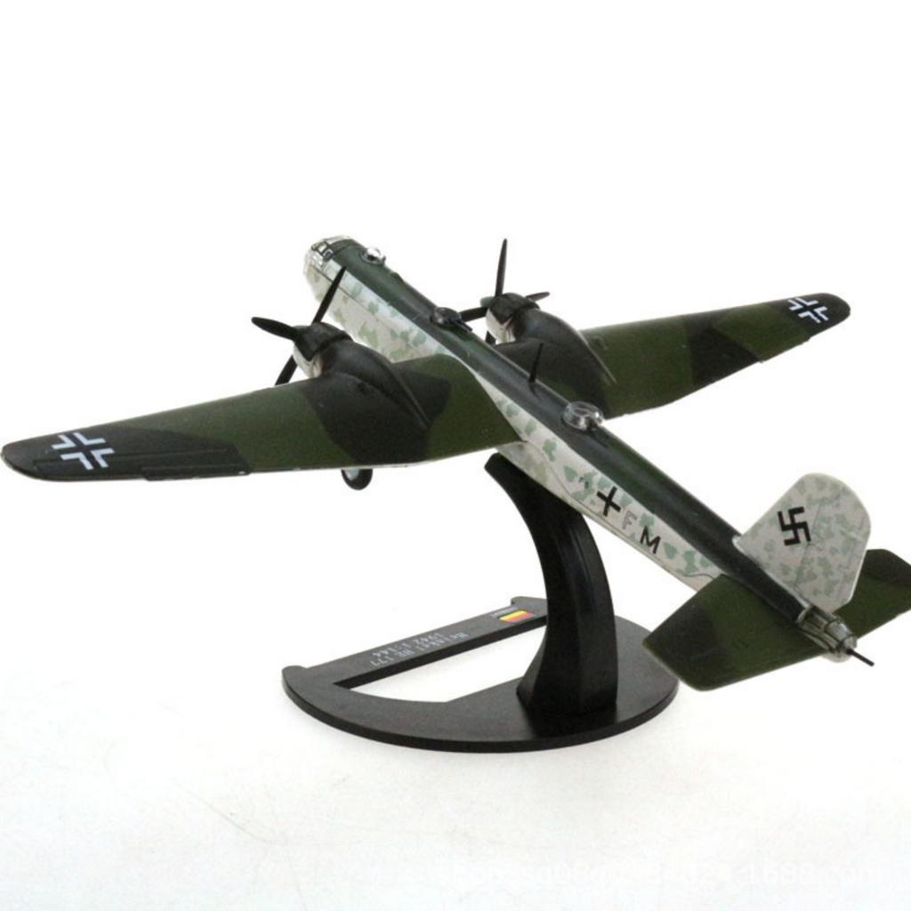 1/144 Alloy WWII Germany Heinkel He 177 Attack Plane Model Restore Original Airplane Diecast Airplanes For Decoration Collection