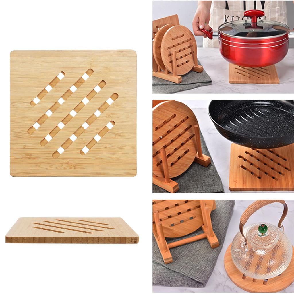 Coffee Mat Rack Buy Cup Mat Rack Natural Bamboo Hot Plates Pad Table Coffee Tea Drink ...