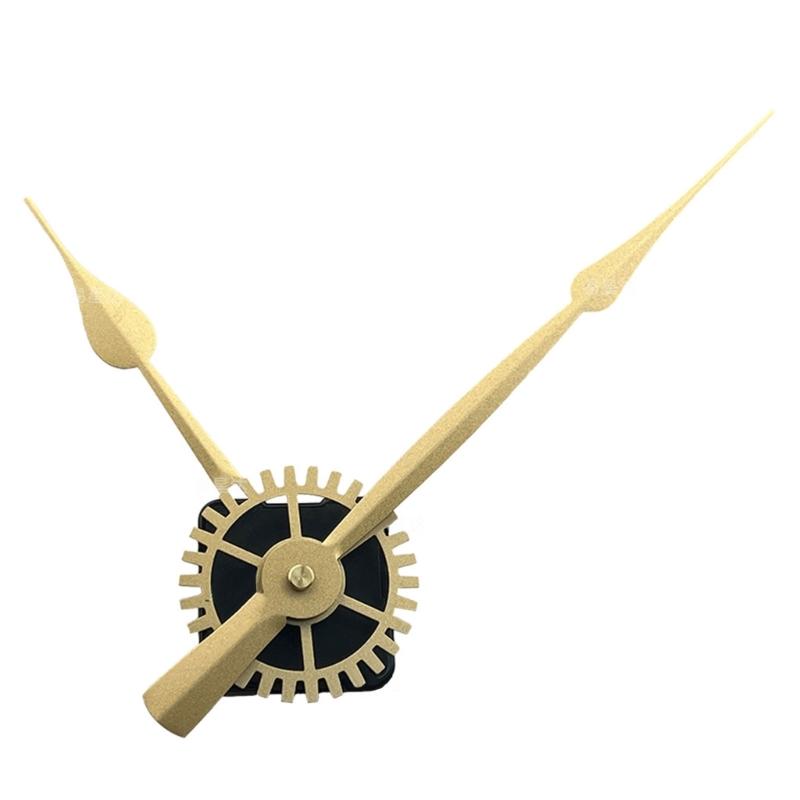 Leise Uhrwerk-Kits Batteriebetriebenes Quarz-Uhrwerk mit Metall-Uhrzeigern für Wanduhr-Reparaturteile