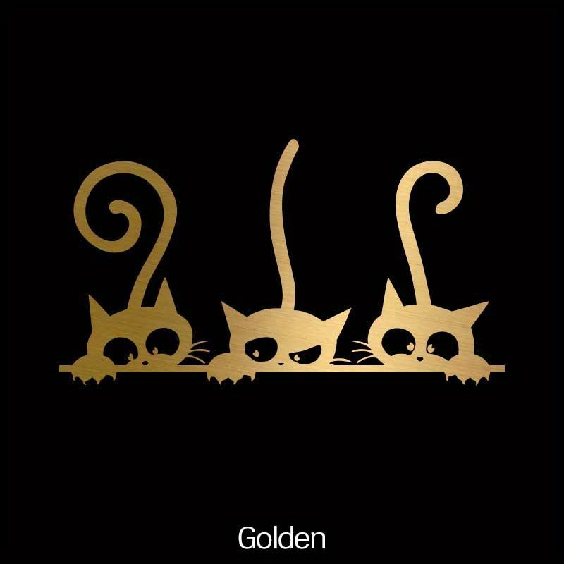 Lovely Cats Family Car Stickers Cartoon Animal Auto Accessories Bumper Rear Windshield Decoration Waterproof Vinyl Decals