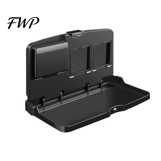Car Storage Platform Multifunctional Folding Table, Stable Load-Bearing Anti-Tipping Foldable Auto Backseat Tray, Portable Desk Universal Meal чёрный